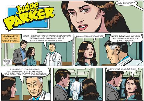 Judge Parker chronicles the lives, in and out of the courtroom, of Judge Alan Parker, Sam Driver and Abbey Spencer. . Comics kingdom judge parker